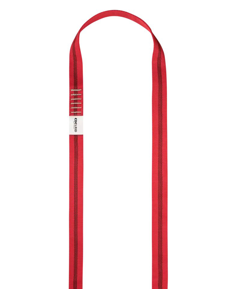 GURTNA CEVASTA ŠIVENA EDELRID X-TUBE LOOP NFC 25mm red 60cm