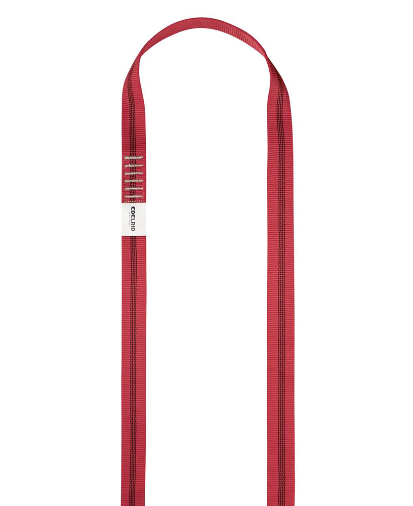 GURTNA CEVASTA ŠIVENA EDELRID X-TUBE LOOP NFC 25mm red 150cm