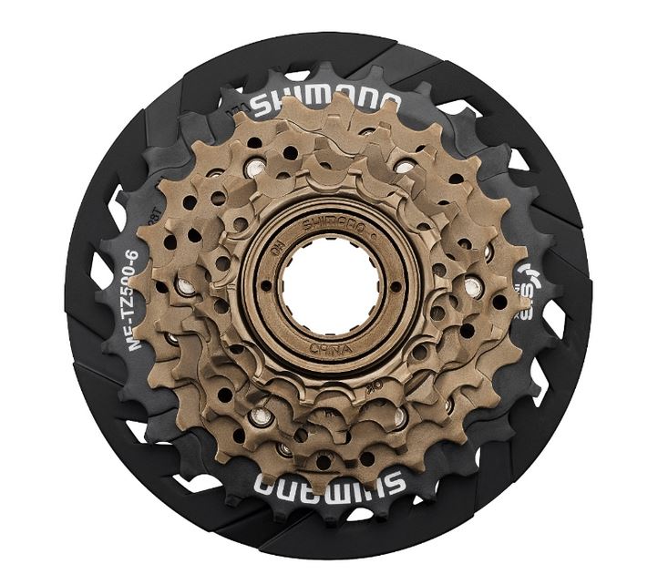 NAVOJNI LANČANIK 6 BRZINA SHIMANO TOURNEY MF-TZ500-6-CP 14-28T SA ZAŠTITOM OD LANCA - Slika 2
