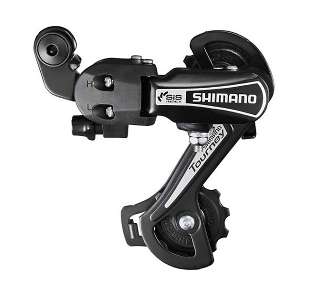 MENJAČ ZADNJI SHIMANO TOURNEY RD-TY21-D GS D 6 BRZINA NA NOSAČ MENJAČA (KUKU) CRNI - Slika 2