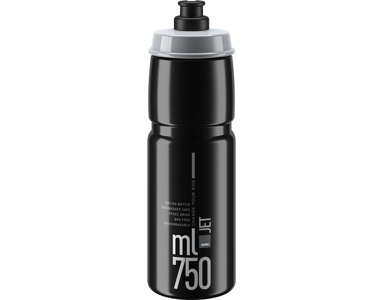 BIDON ELITE JET black 750ml - Slika 2