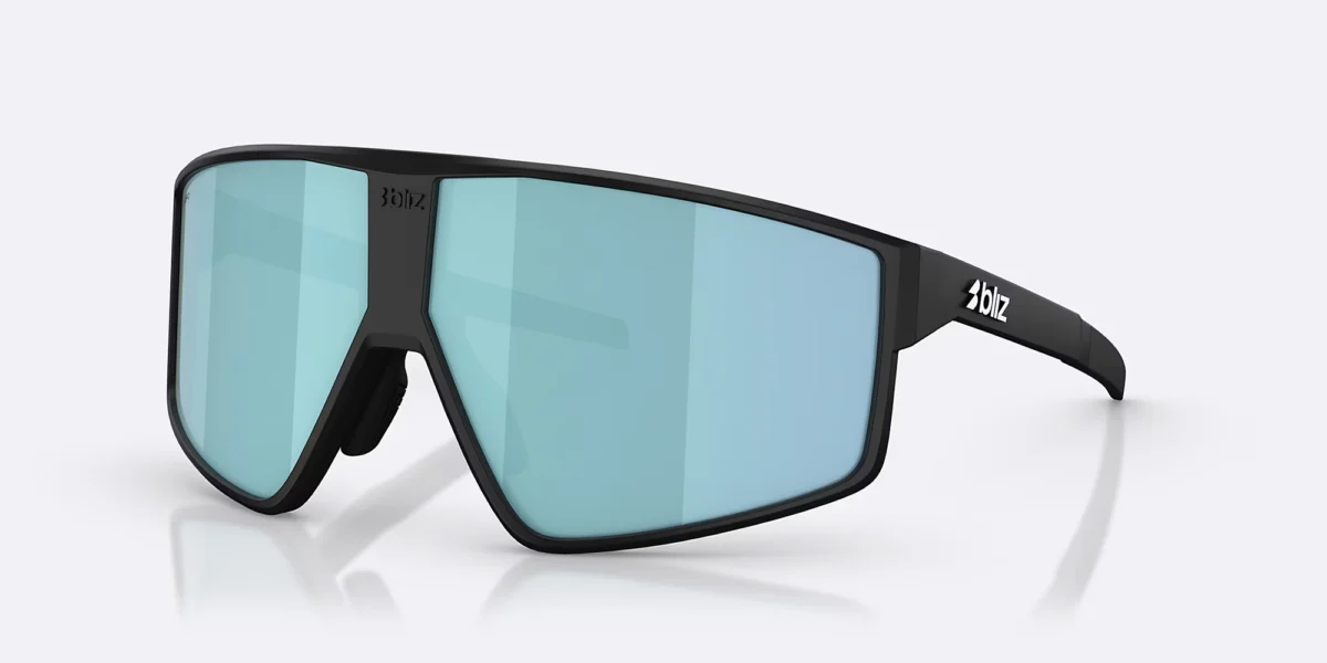 NAOČARE BLIZ P002 matte black-smoke/ice blue