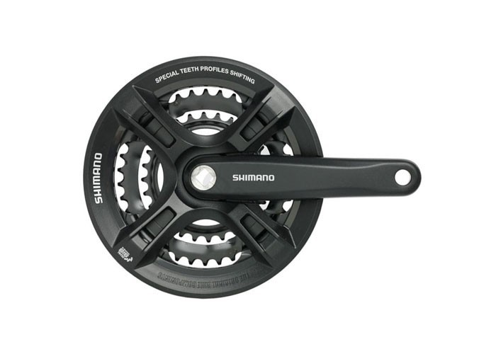 POGON SHIMANO ALTUS FC-M311-L 42x32x22T 7/8 BRZINA 175mm SQUARE CRNI SA ZAŠTITOM OD LANCA