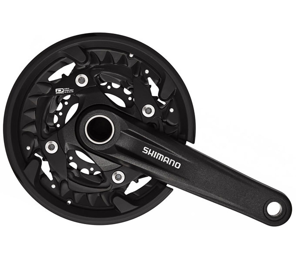 POGON SHIMANO FC-MT500-3 40X30X22T 10 BRZINA 175mm 2-PCS CRNI BEZ PATRONE SA ZAŠTITOM OD LANCA