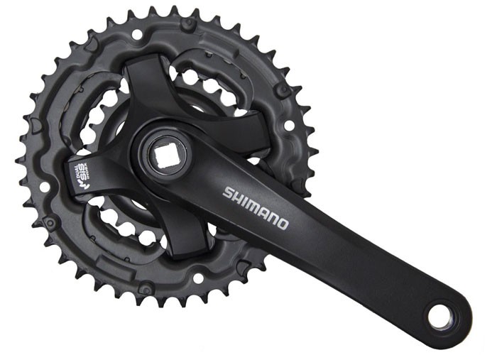 POGON SHIMANO TOURNEY FC-TY501 48X38X28T 6/7/8 BRZINA 175mm SQUARE CRNI