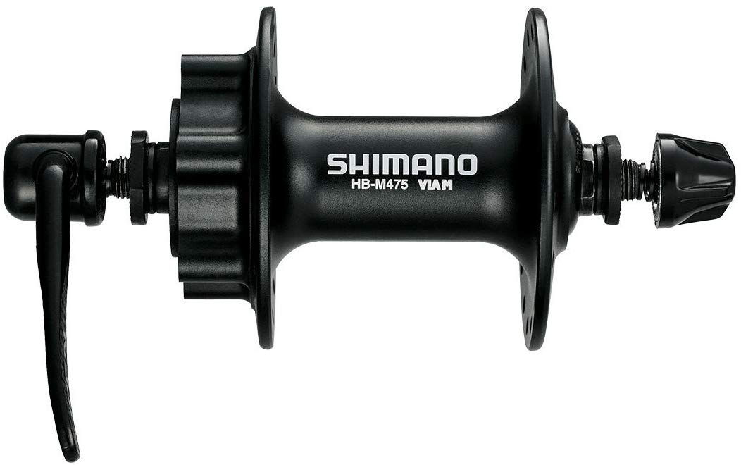 NABLA PREDNJA SHIMANO DEORE HB-M475 DISK 6-BOLT CRNA