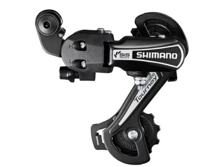 MENJAČ ZADNJI SHIMANO TOURNEY RD-TY21-B GS 6 BRZINA GS NA NOSAČ MENJAČA (KUKU) CRNI
