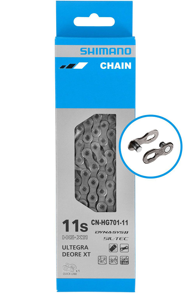 LANAC SHIMANO CN-HG701-11 HG-X 11 BRZINA ROAD/MTB SA BRZOM SPOJNICOM 138 KARIKA - Slika 2
