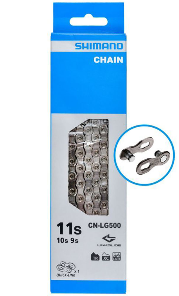 LANAC SHIMANO CN-LG500 LINKGLIDE 9/10/11 BRZINA E-MTB SA BRZOM SPOJNICOM 138 KARIKA - Slika 2