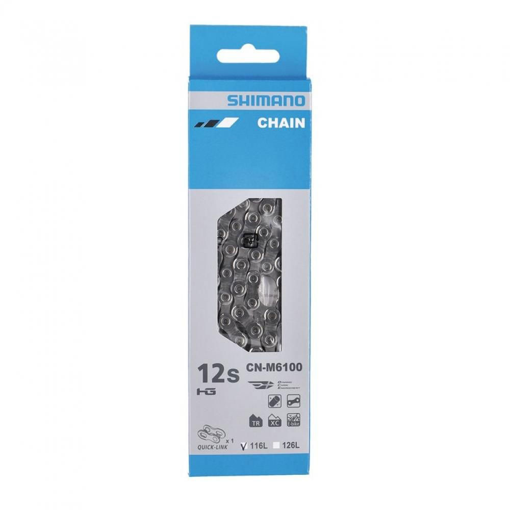 LANAC SHIMANO DEORE CN-M6100 HG-X 12 BRZINA MTB/ROAD SA BRZOM SPOJNICOM 116 KARIKA - Slika 2