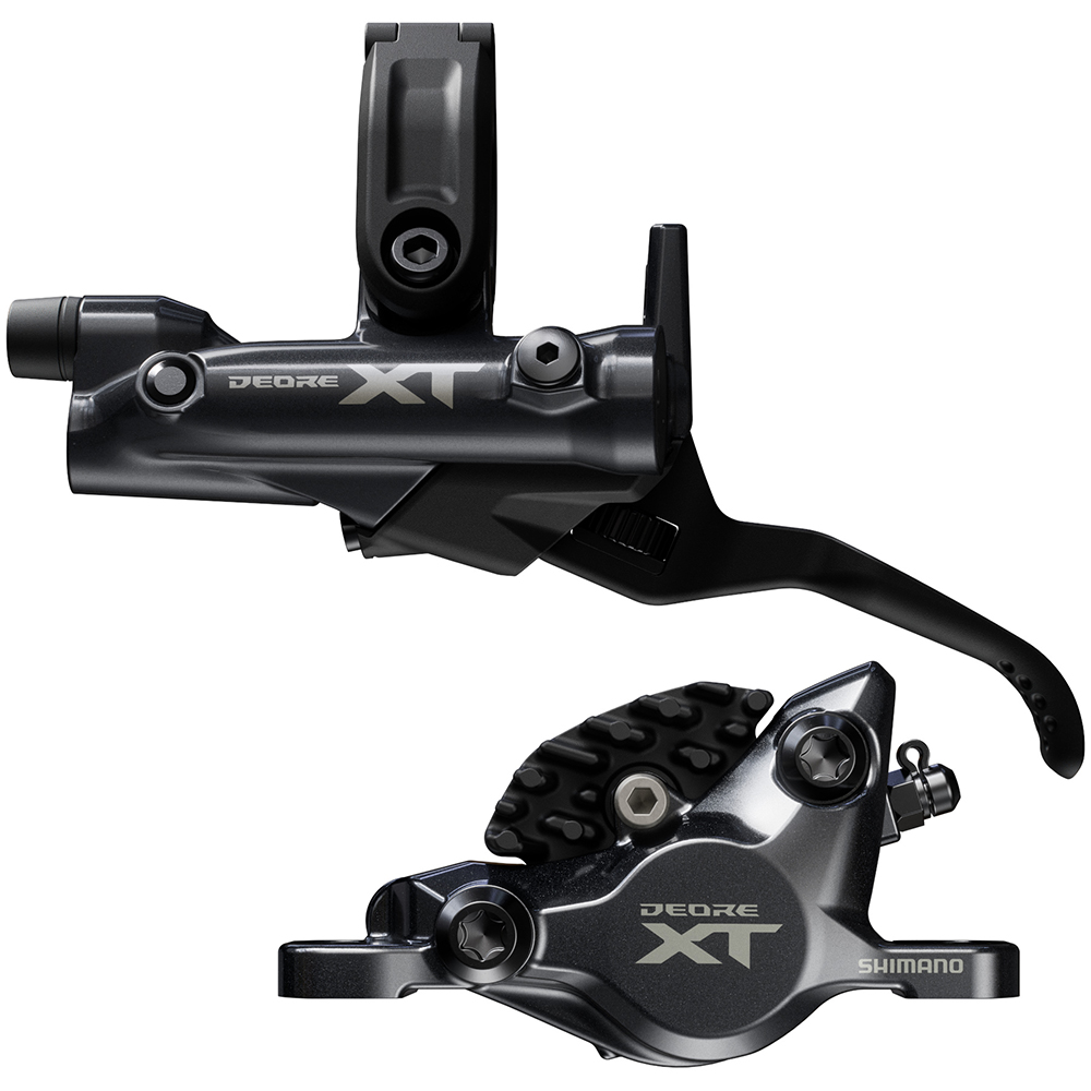 KOČNICA SHIMANO DEORE XT BL-M8200 + BR-M8200 DISK SET/J-KIT LEVA RUČICA + PREDNJA ČELJUST RESIN PAD