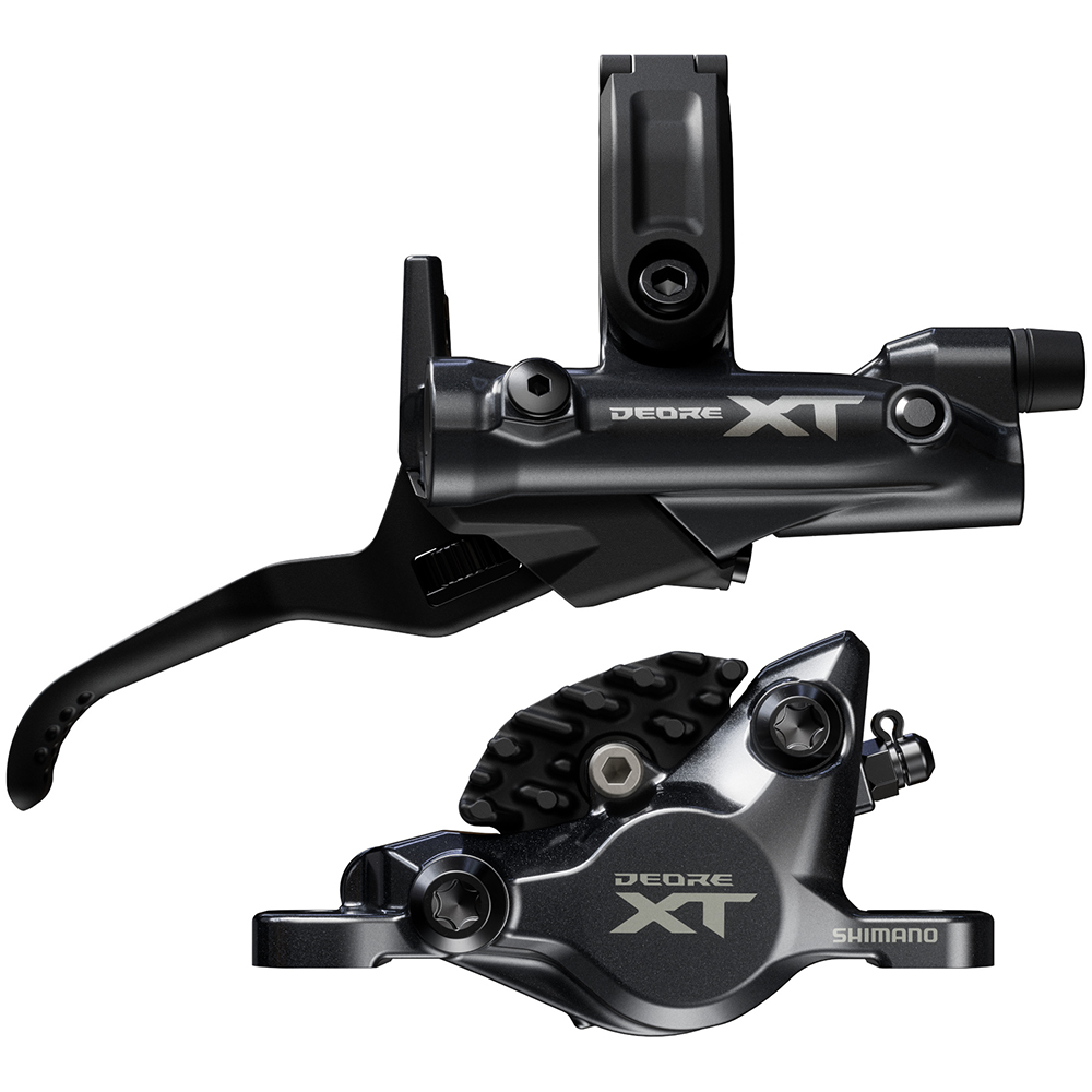 KOČNICA SHIMANO DEORE XT BL-M8200 + BR-M8200 DISK SET/J-KIT DESNA RUČICA + ZADNJA ČELJUST RESIN PAD - Slika 2