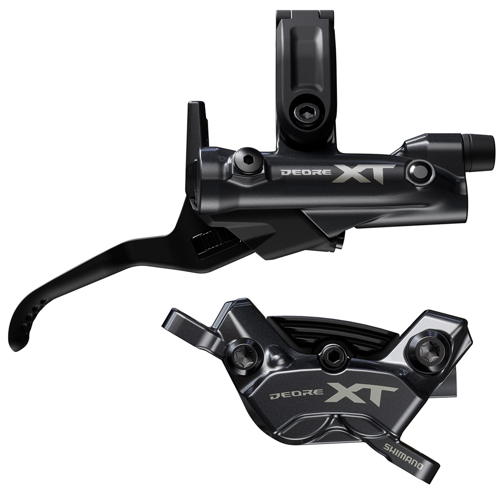 KOČNICA SHIMANO DEORE XT BL-M8200 + BR-M8220 DISK SET/J-KIT DESNA RUČICA + ZADNJA ČELJUST RESIN PAD FIN