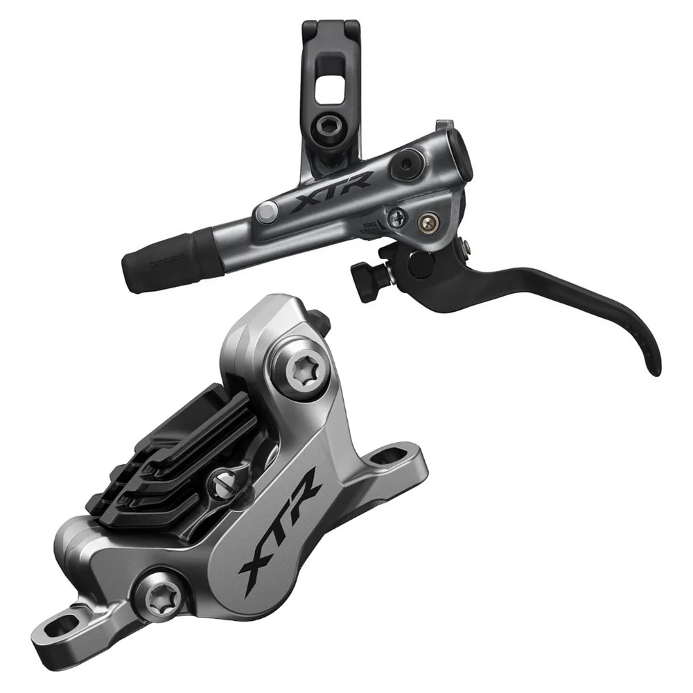 KOČNICA SHIMANO XTR BL-M9120 + BR-M9120 DISK SET LEVA RUČICA + PREDNJA ČELJUST METAL PAD FIN - Slika 2
