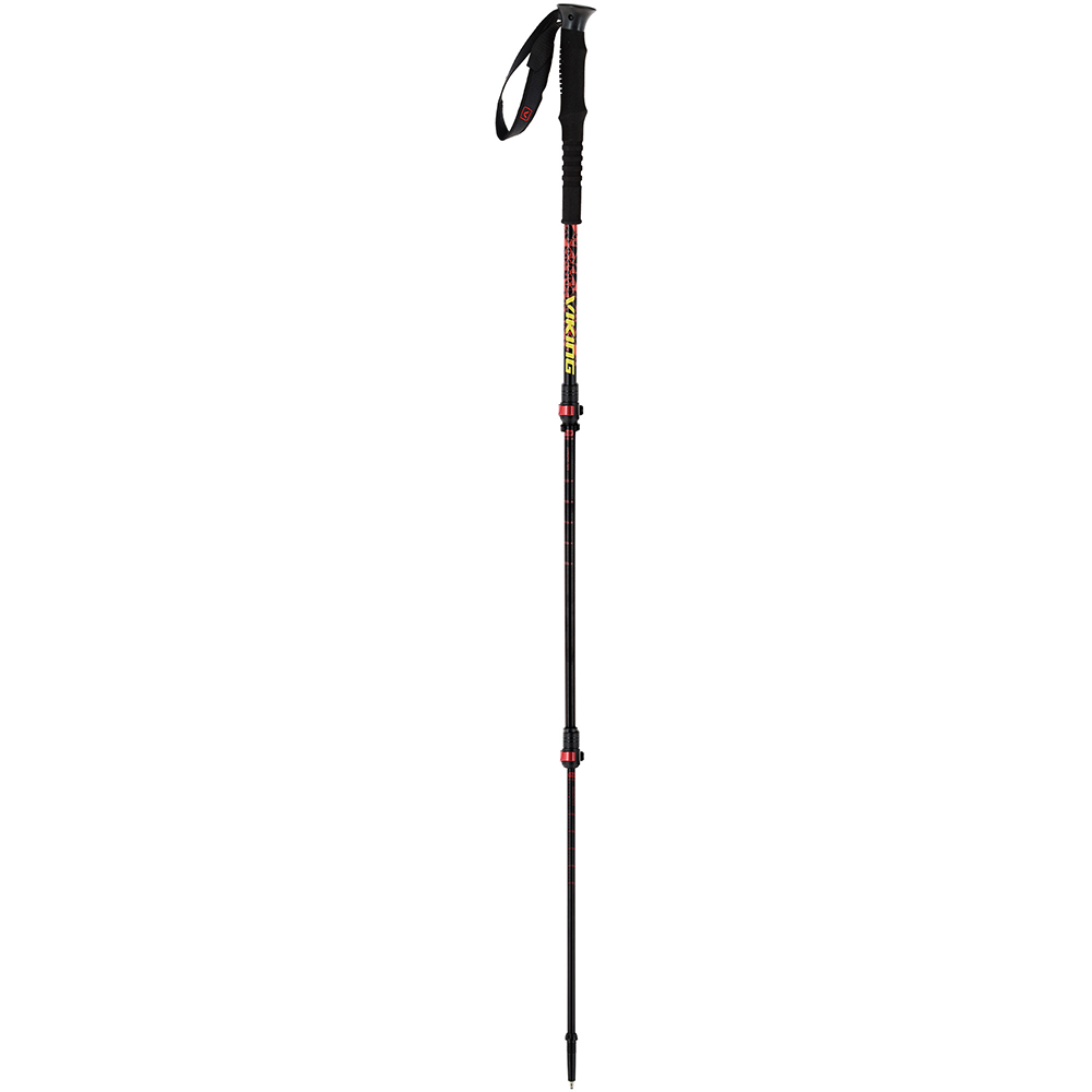 ŠTAPOVI VIKING ZA PLANINARENJE LHOTSE 2.0 black-red