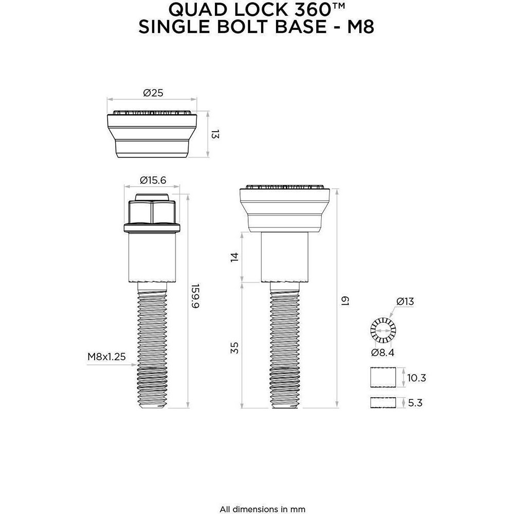 ŠRAF M8 QUAD LOCK 360 BASE - Slika 4