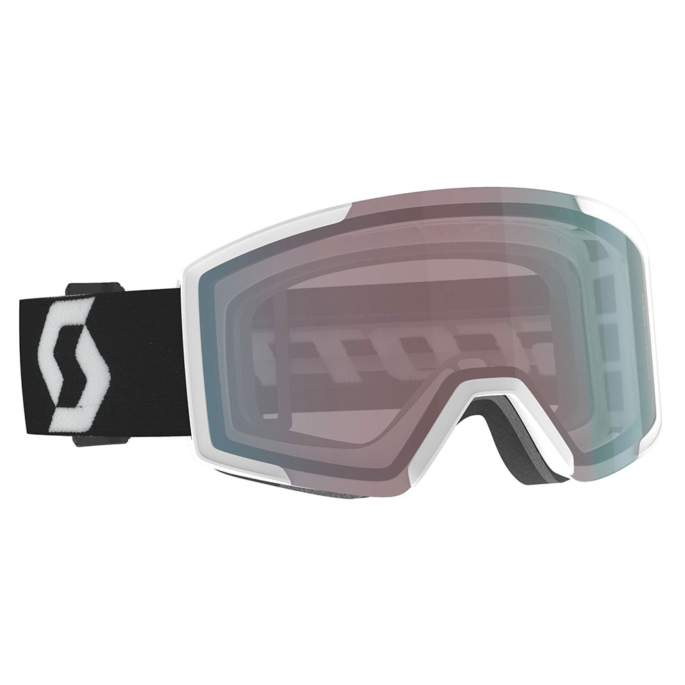 NAOČARE SKI SCOTT SHIELD glow green-AMP ice chrome S2