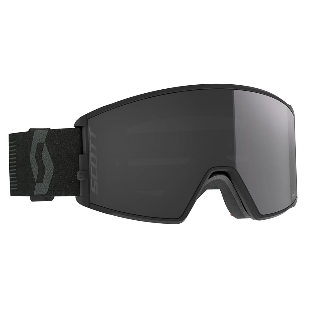 NAOČARE SKI SCOTT REACT mineral black-white-AMP teal chrome S2+S1