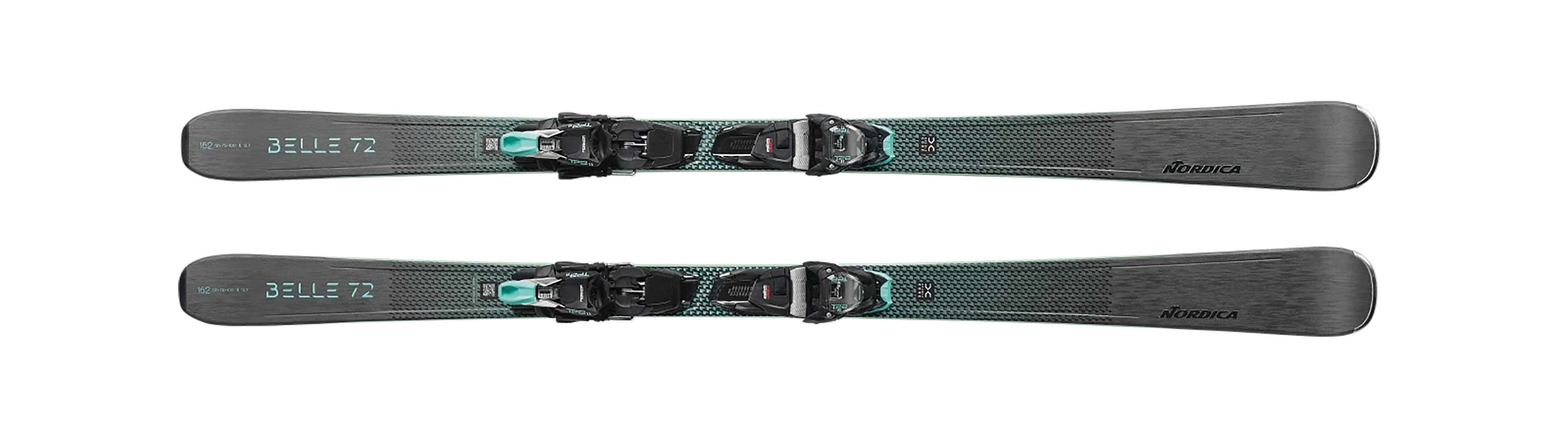 SKIJE NORDICA BELLE DC 72 black-teal TP2 LIGHT 11 FDT (0C1001OC001) - Slika 2