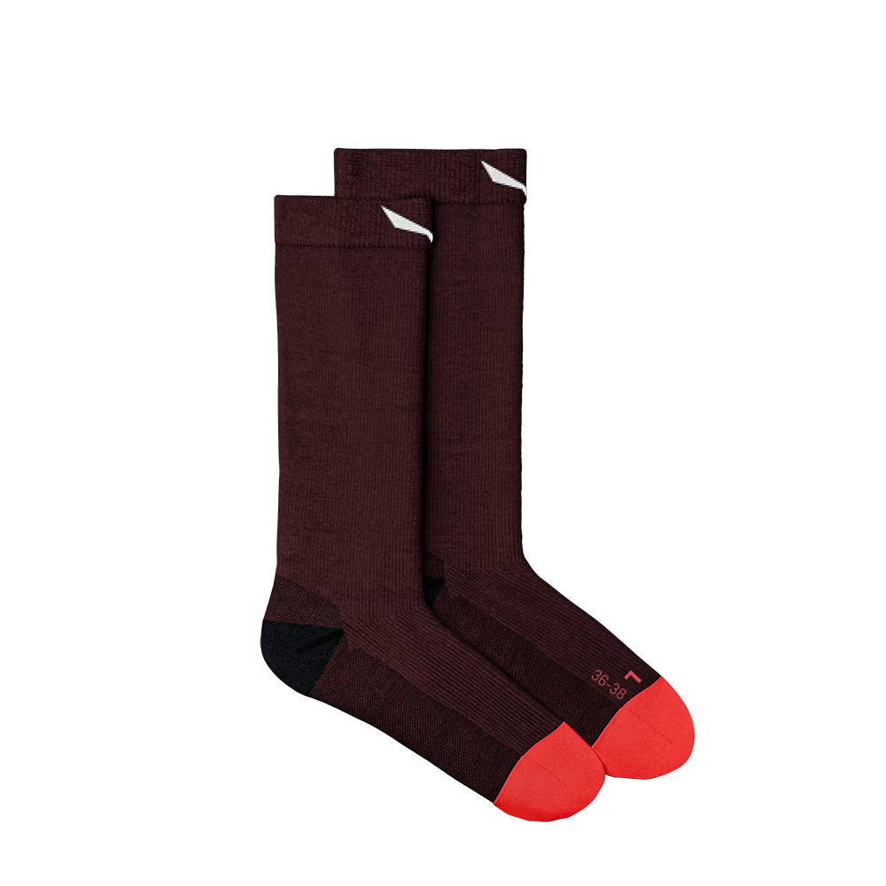 ČARAPE SALEWA ŽENSKE MOUNTAIN TRAINER MERINO CREW syrah