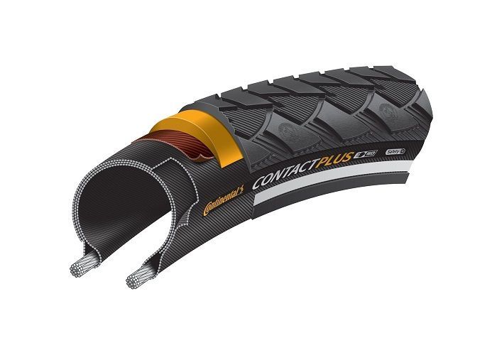 GUMA SPOLJAŠNJA 700x35C CONTINENTAL CONTACT PLUS black/black Reflex - Slika 3