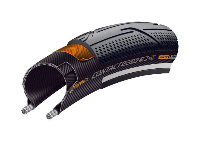 GUMA SPOLJAŠNJA 700x47C CONTINENTAL CONTACT URBAN black/black Reflex - Slika 3