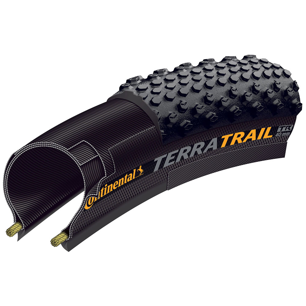 GUMA SPOLJAŠNJA 700x40C CONTINENTAL TERRA TRAIL TL SW black/brown Skin kevlar - Slika 4