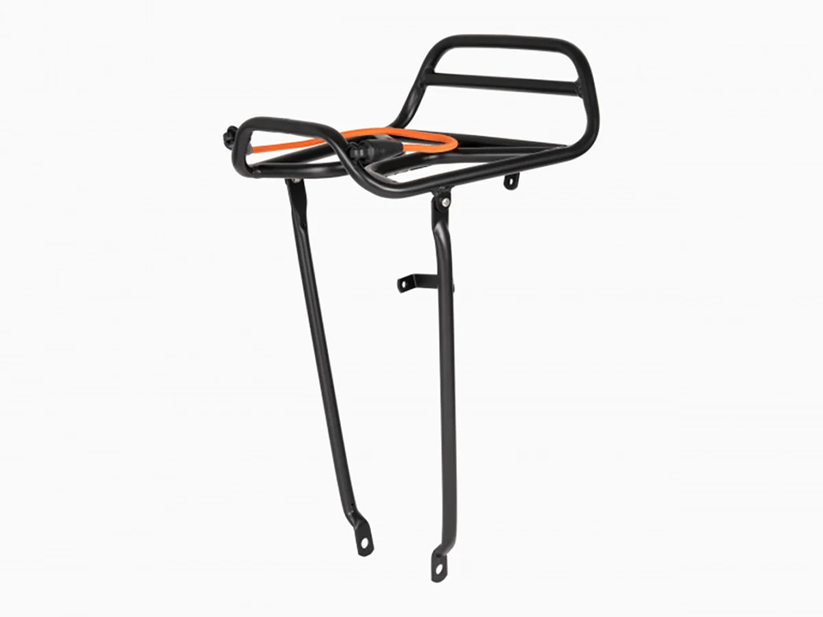PAK TREGER ATRAN VELO CARGO CITY - black with orange bungee - Slika 2