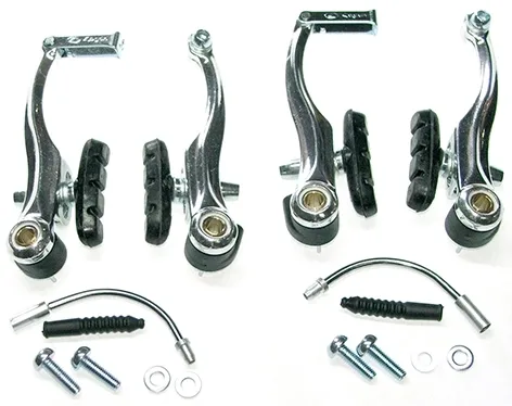 KOČNICA-KOMPLET KLEŠTA V-BRAKE ALU LOGAN 946 POLISH