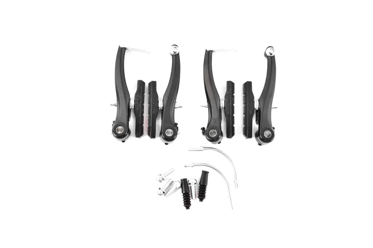 KOČNICA-KOMPLET KLEŠTA V-BRAKE ALU LOGAN CRNI 946AE