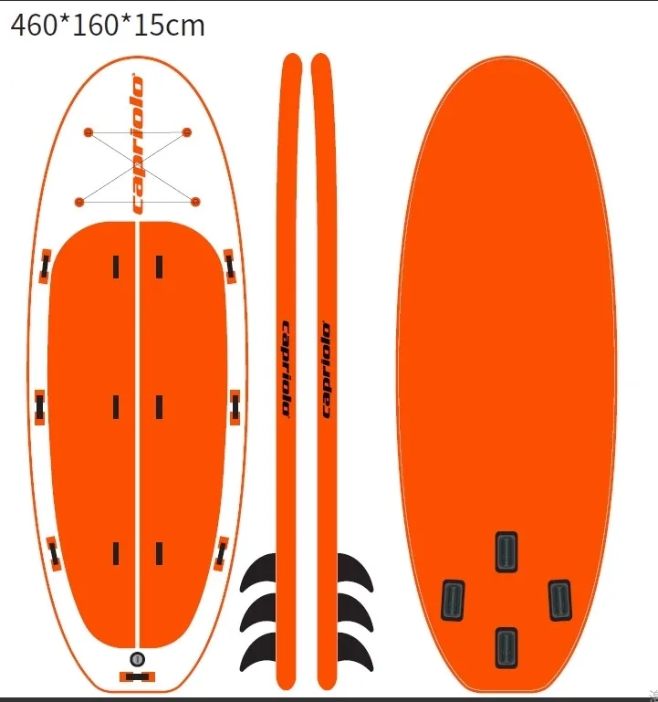 SP.OPREMA-SUP DASKA NA NADUVANJE GIANT-15 ORANGE 460x160x15